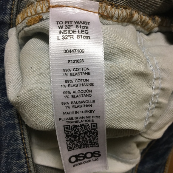 Men's ASOS Skinny Jeans Flexible Ripped Destructed - Picture 3 of 4